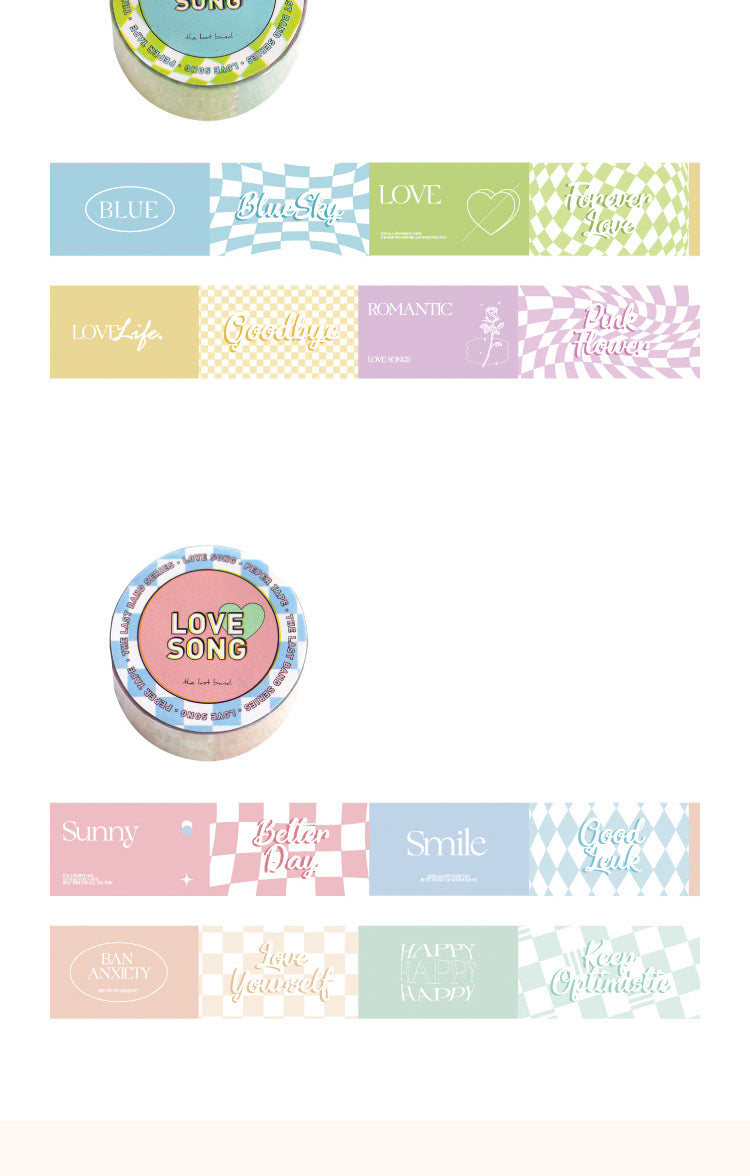 5The Last Band Checkerboard Decorative Washi Tape8