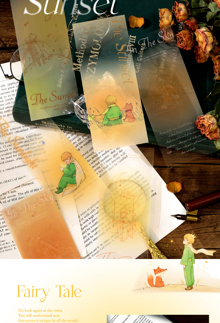 5The Little Prince PET Artsy Translucent Bookmark3