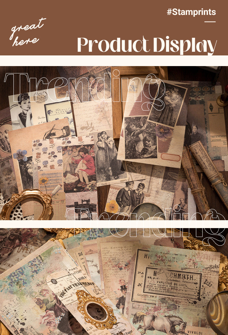 5Time Box Series Nostalgia Collage Paper1
