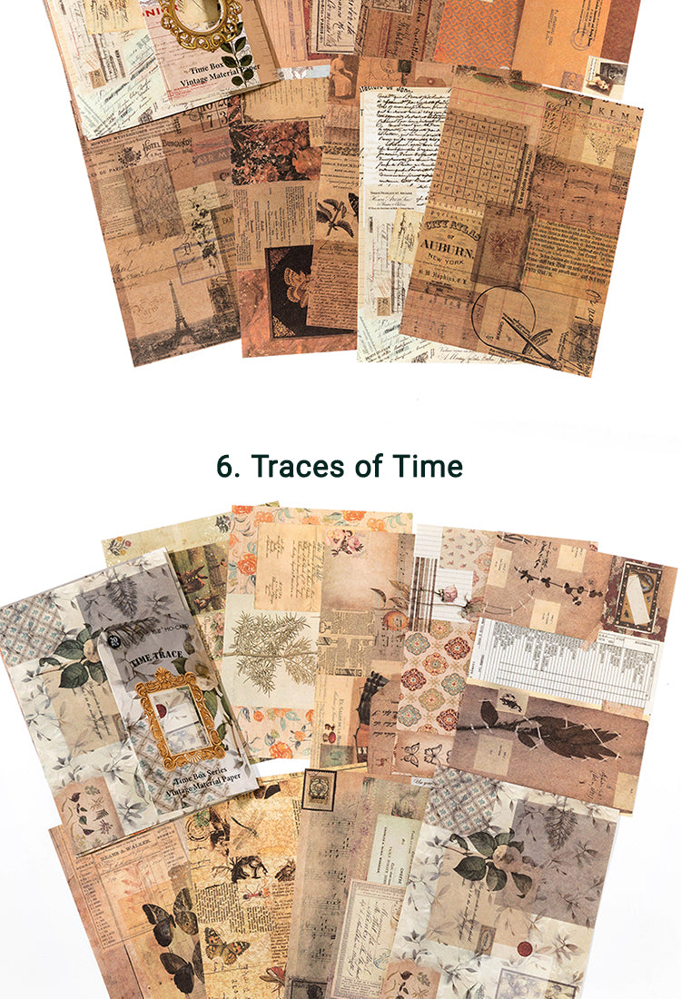 5Time Box Series Nostalgia Collage Paper16