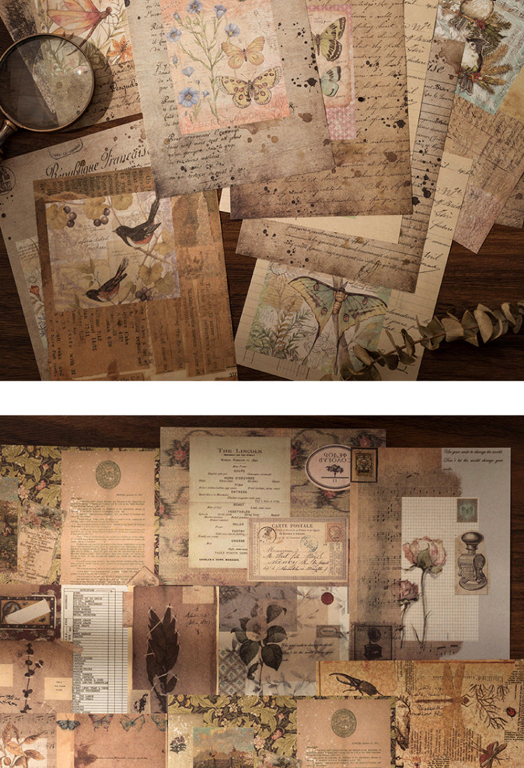 5Time Box Series Nostalgia Collage Paper4