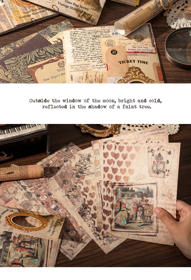 5Time Box Series Nostalgia Collage Paper8