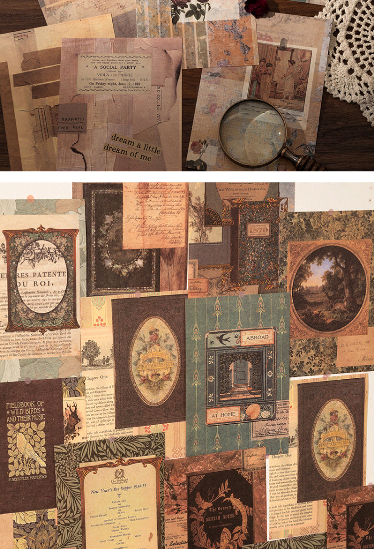 5Time Box Series Retro Nostalgia Scrapbook Paper6