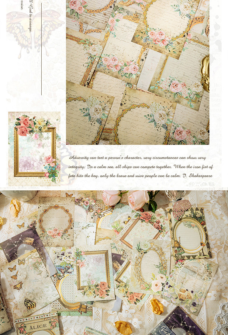 5Victoria's Feast Lace Frame Scrapbook Paper4