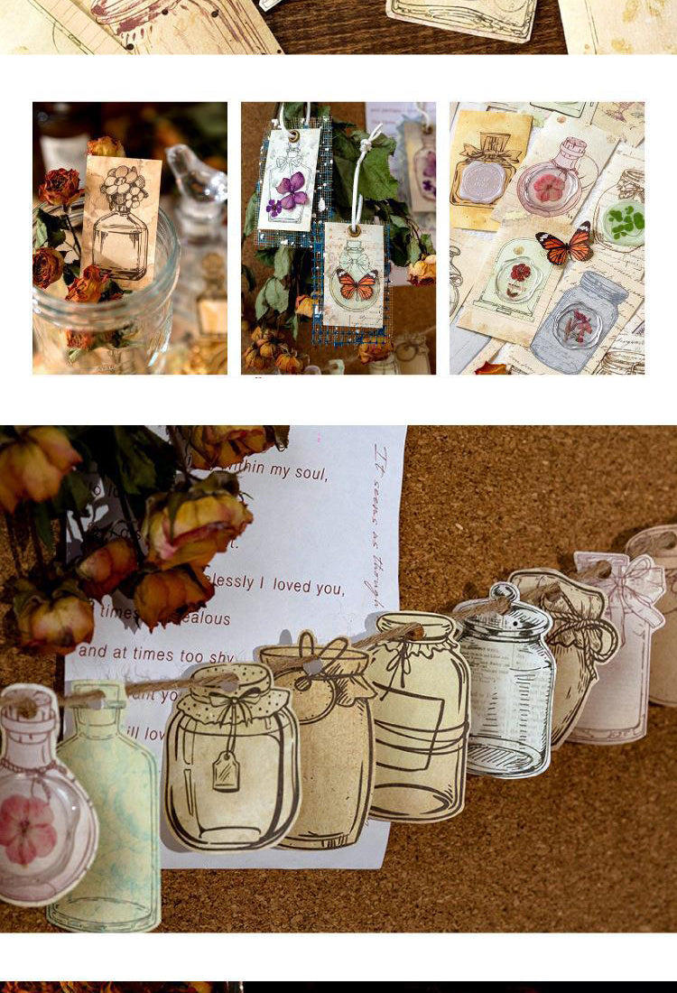 5Vintage Bottle Decorative Paper2