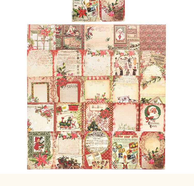 5Vintage Christmas Envelope Material Paper9