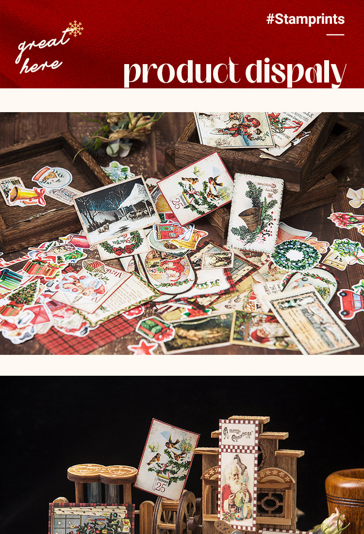 5Vintage Christmas Sticker Pack1