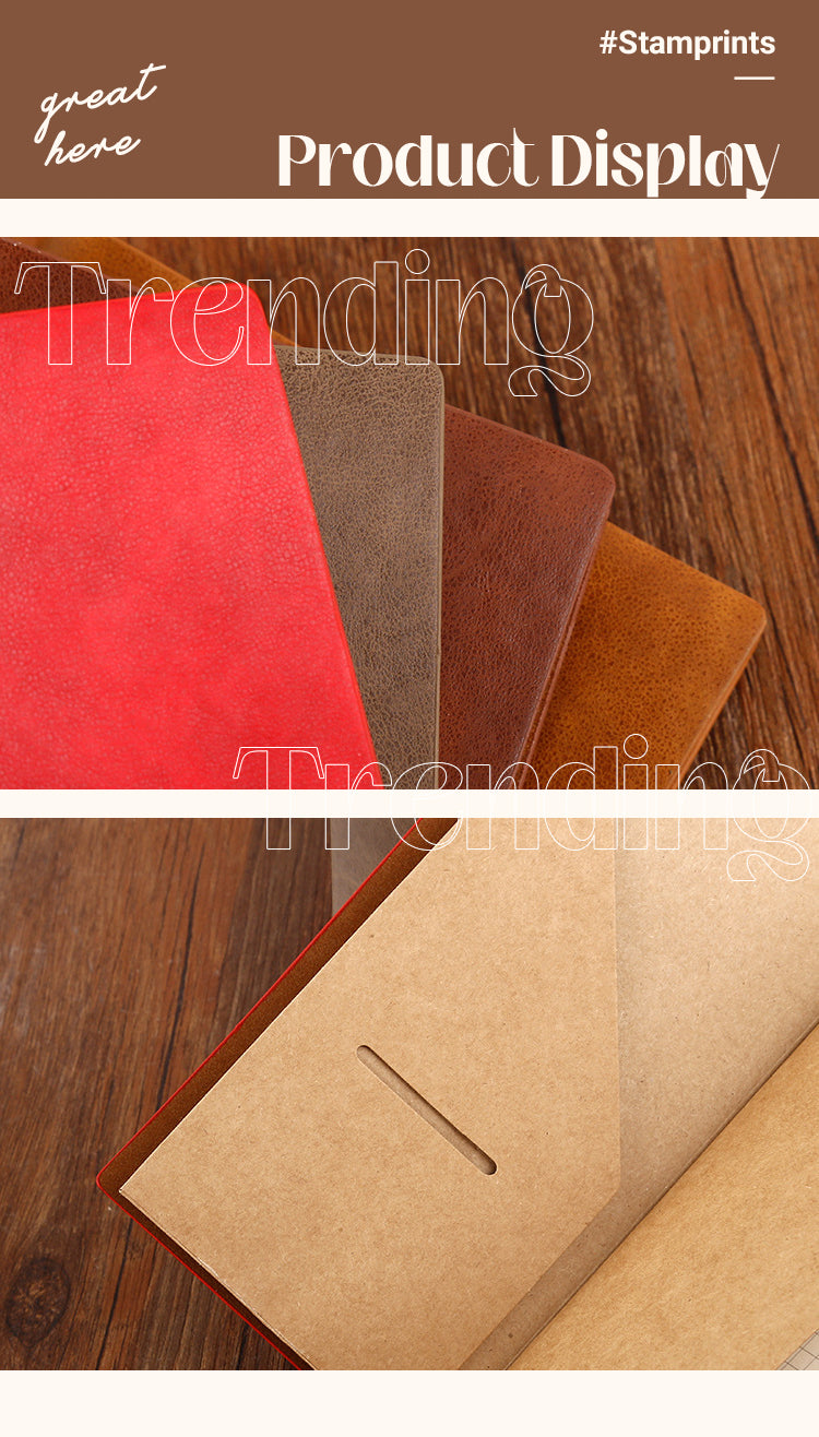 5Vintage PU Leather String Tie Journal1