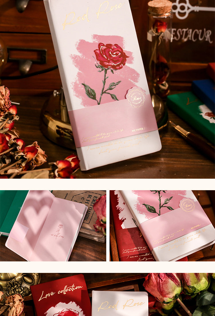 5Vintage Rose Journal Notebook5