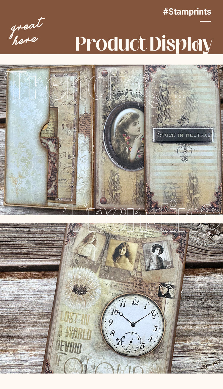 5Vintage Wedding-themed Handmade Junk Journal Collection Folder1