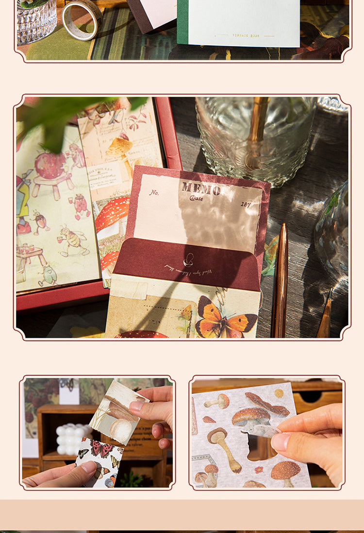 DIY Vintage Scrapbook Gift Box