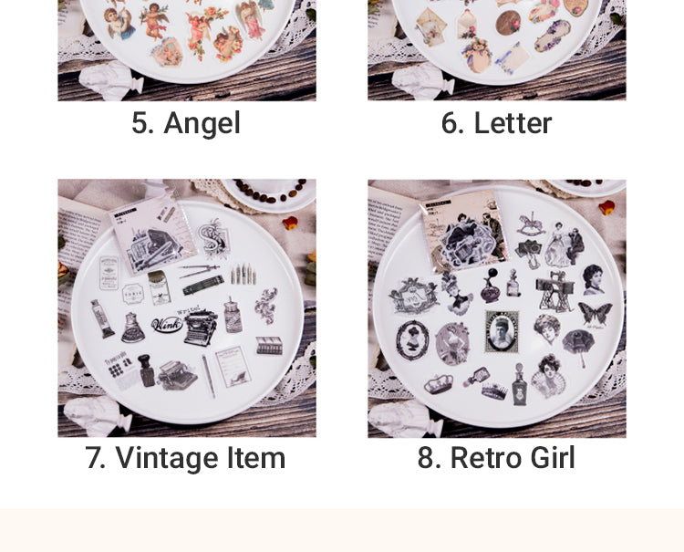 5Washi Decorative Stickers - Christmas, Flower, Alice, Angel, Girl6