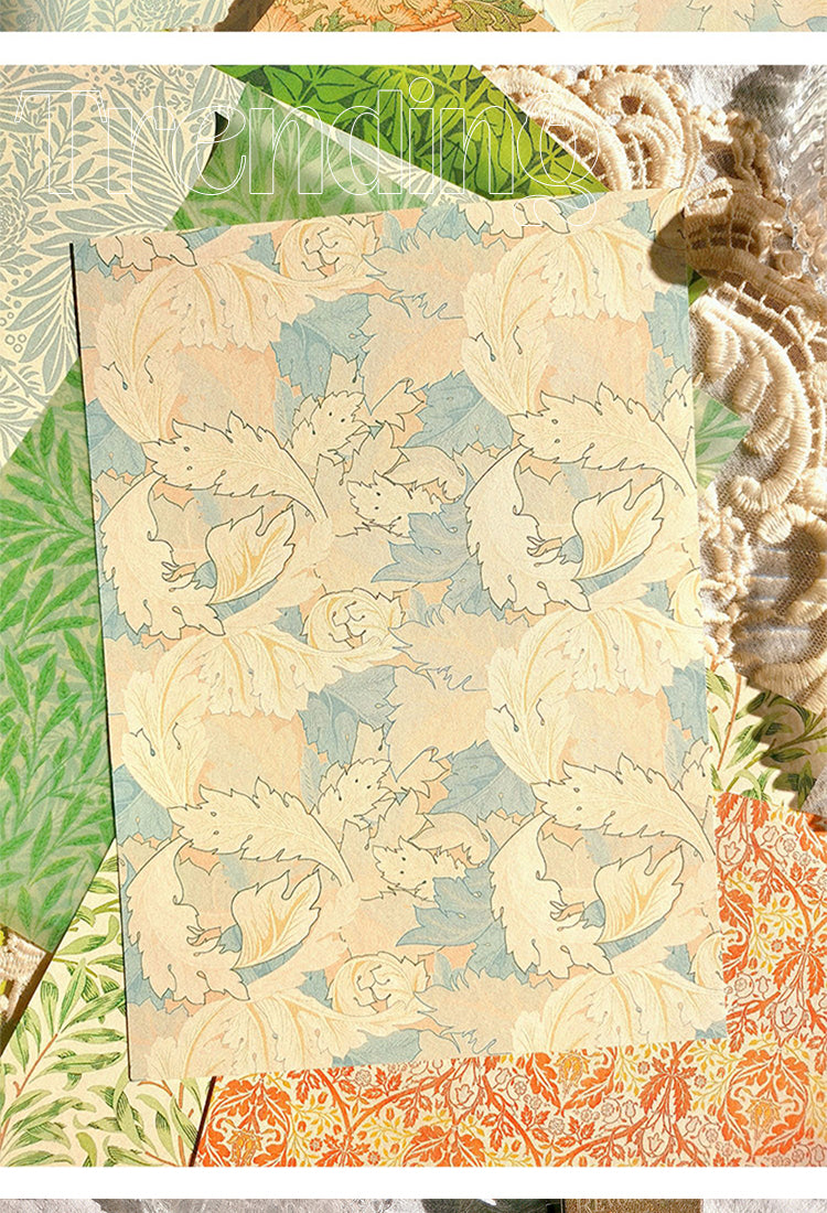 5William Morris Pattern Vintage Journal Decorative Paper3