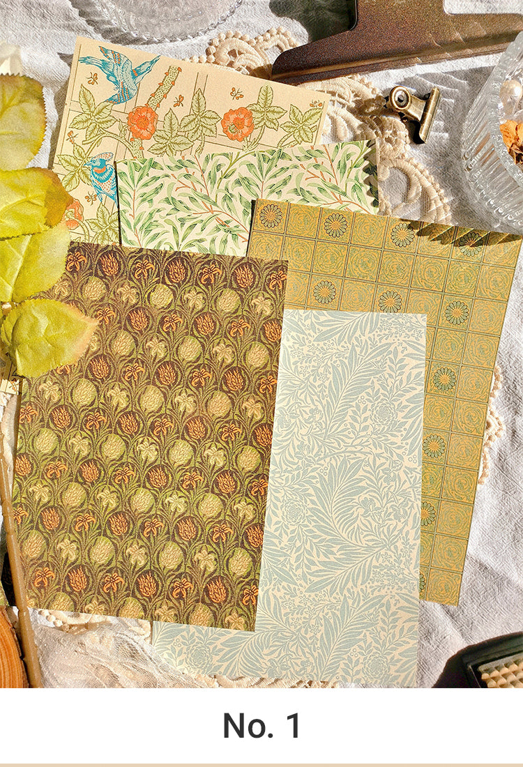 5William Morris Pattern Vintage Journal Decorative Paper4