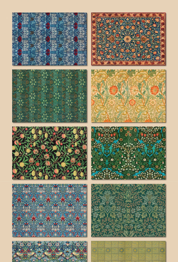 5William Morris Pattern Vintage Journal Decorative Paper5