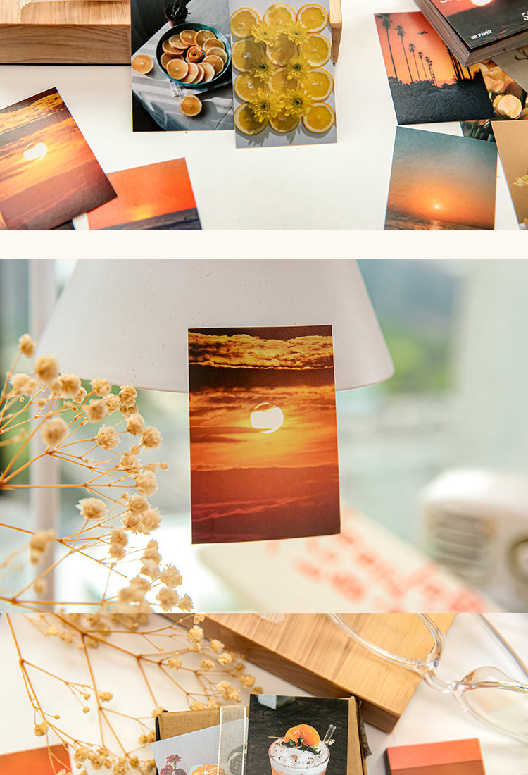 5Wonderful Memory Picture Decorative Sticker Book-Cities, Nature Plants, Mountains, Moon3