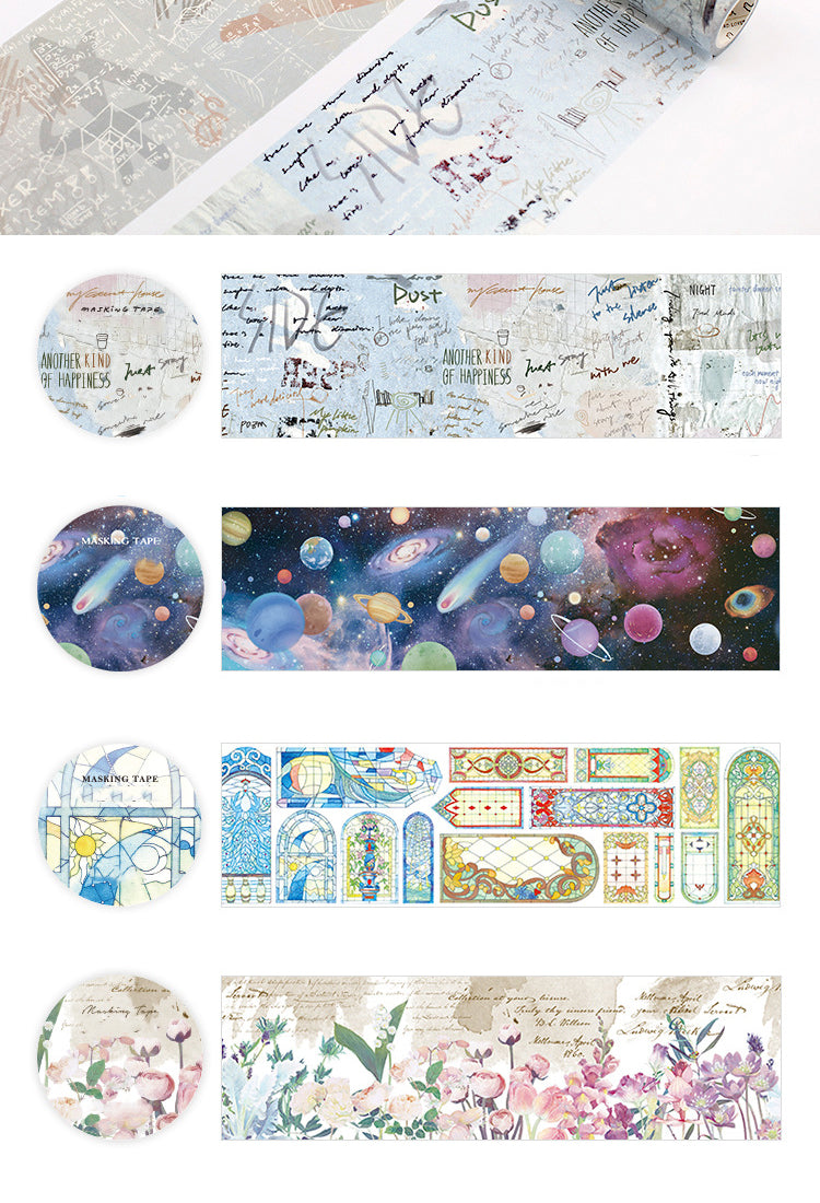 5Wonderful Universe Extra Wide Washi Tape6