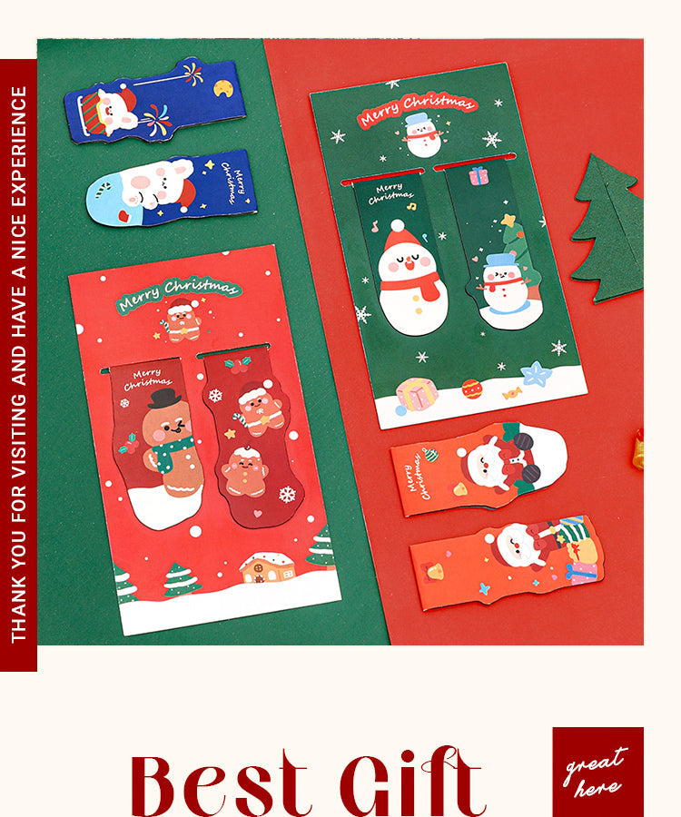 6Christmas Card Magnetic Bookmarks (Set of 2)1