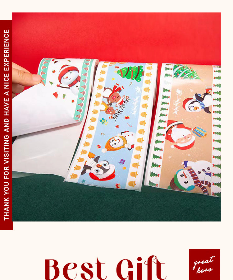 6Christmas Cartoon Decorative Tape1