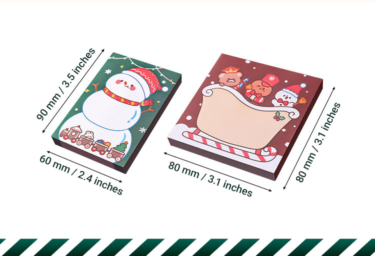 6Christmas Cartoon Sticky Notes2