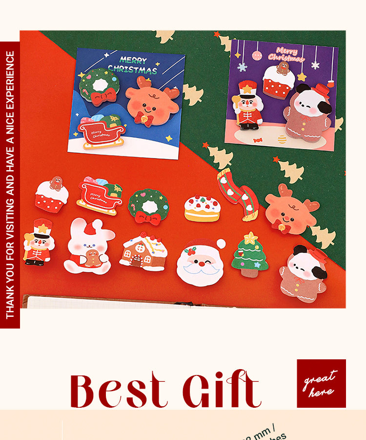 6Christmas Die-Cut Sticky Note Set1