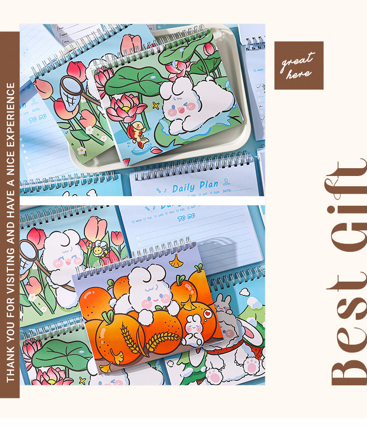 6Cute Cartoon Rabbit Notebook1