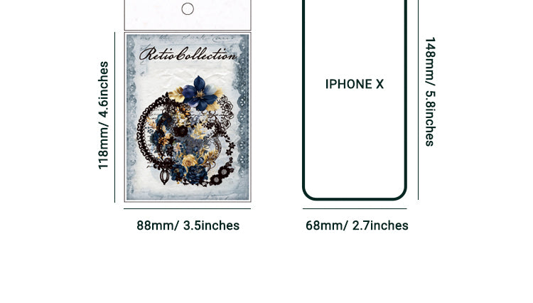 6Lace and Flower PET Stickers2