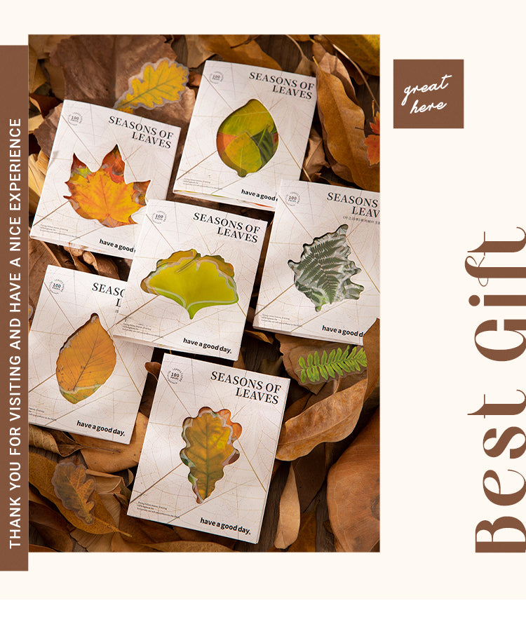 6Seasons of Leaves PET Decorative Stickers1