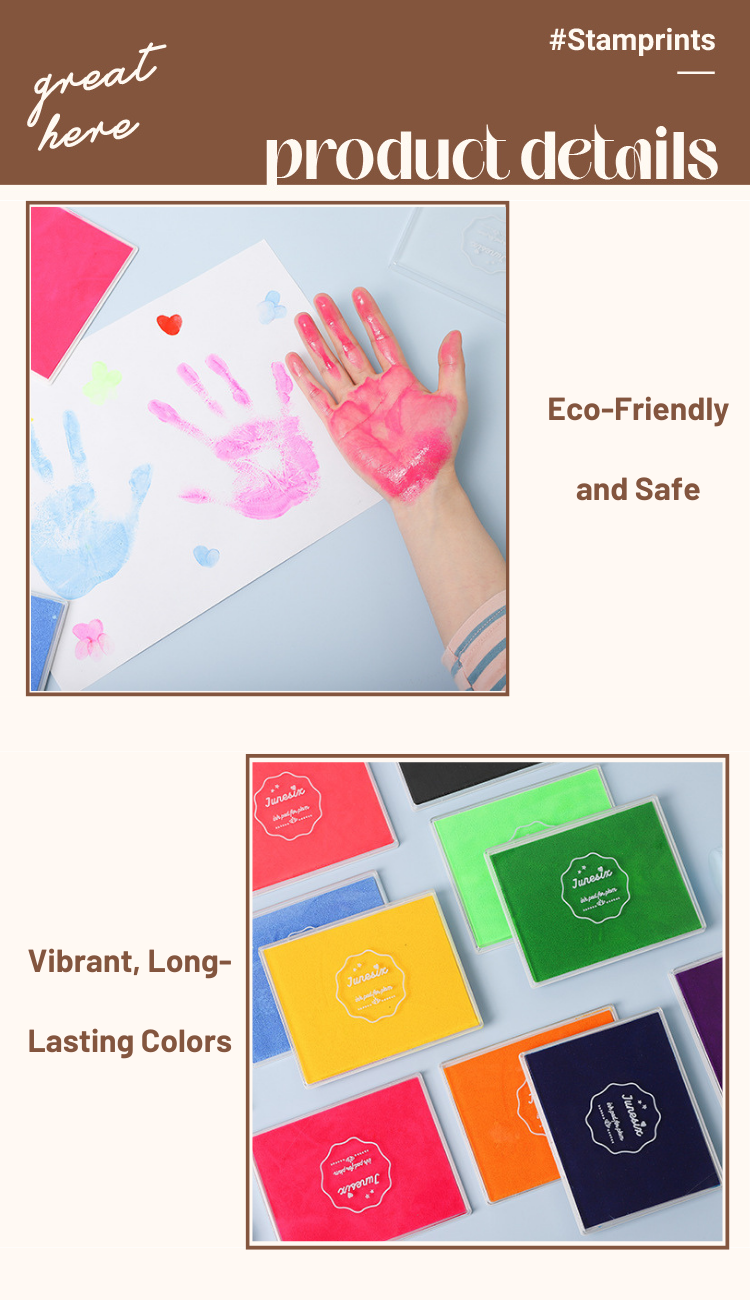 Large Finger Painting Washable Oil-based Ink Pad (1)