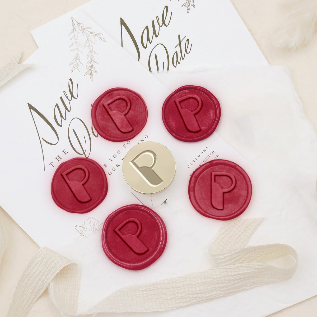 Custom Wedding Wax Seal Stamp (27 Designs)