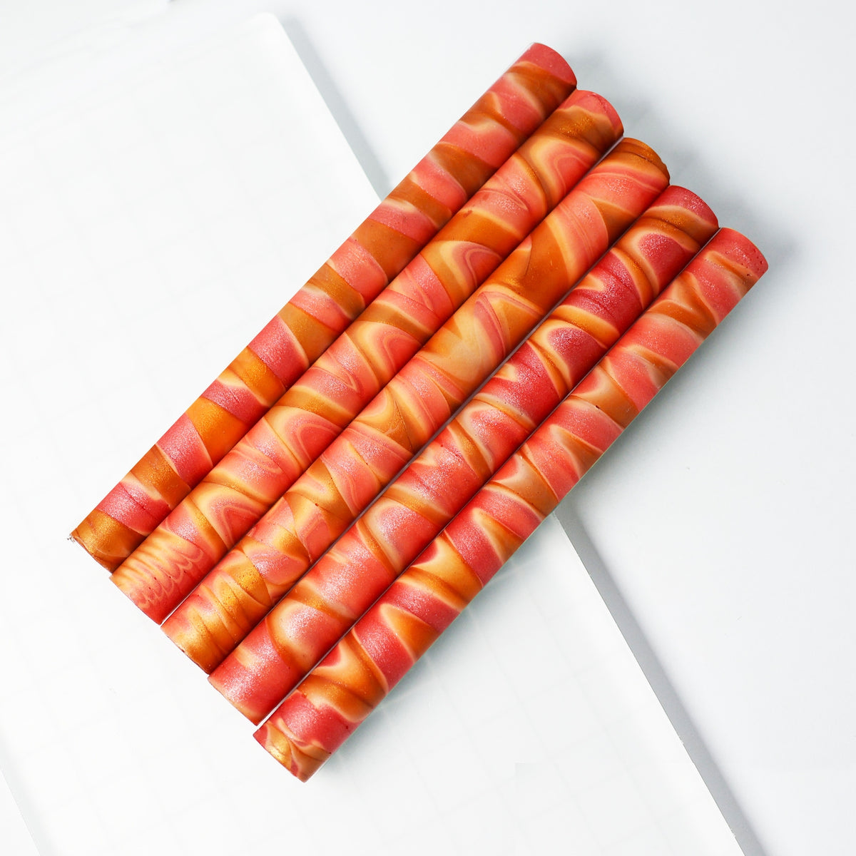 Vintage Mixed Coral Lollipop Wax Sticks for Creative Projects, Delicate  Mixed Color Wax for Invitations, Gifts, and Journals