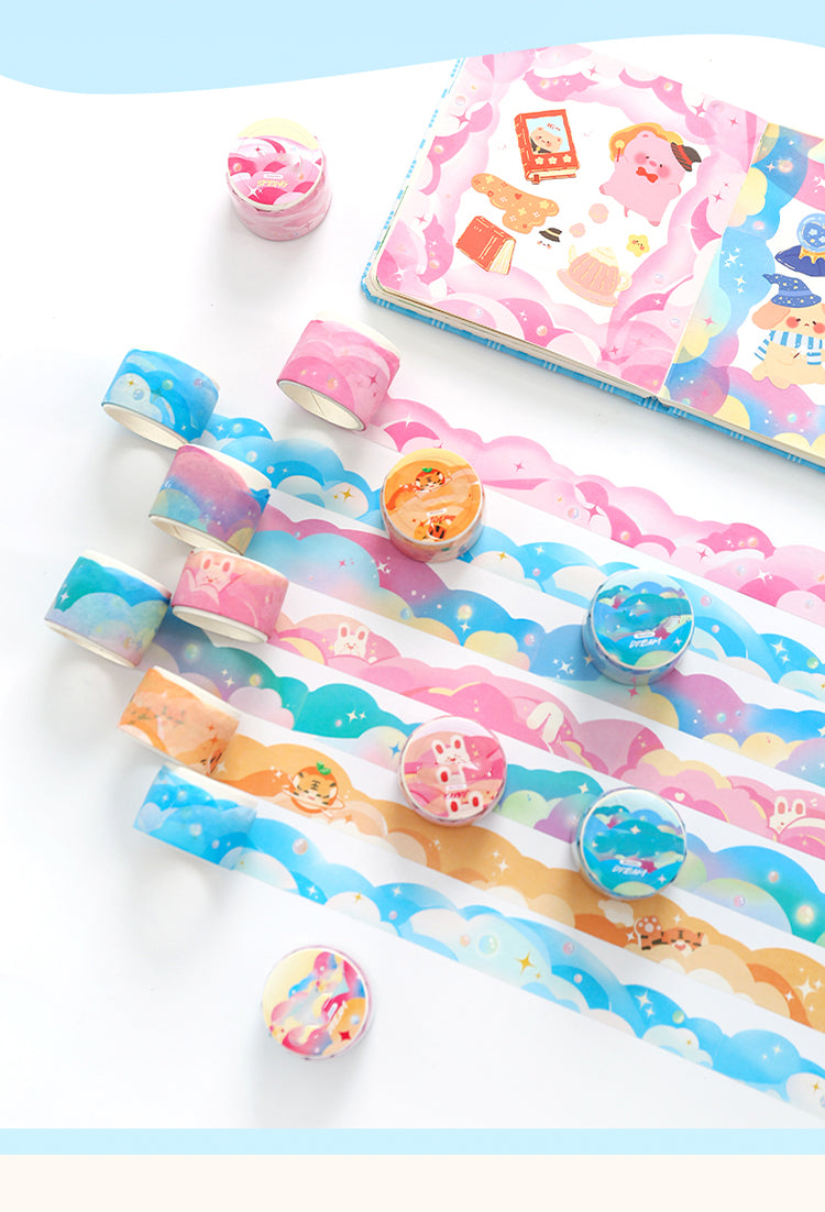 1Colorful Clouds Scenery Washi Tape