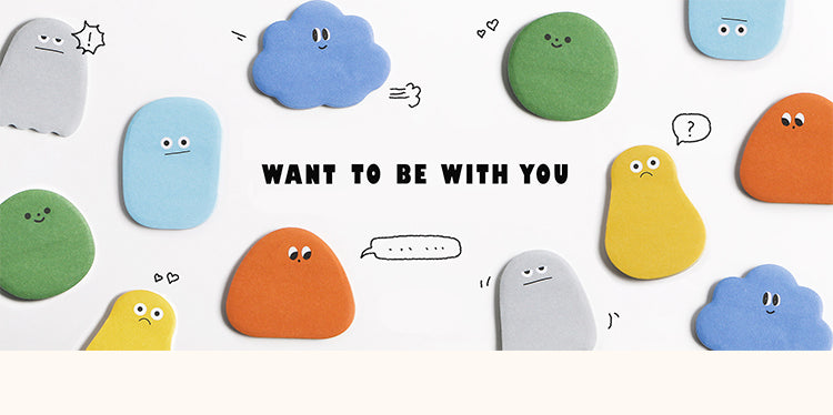 1Cute Jelly Bean Message Sticky Note