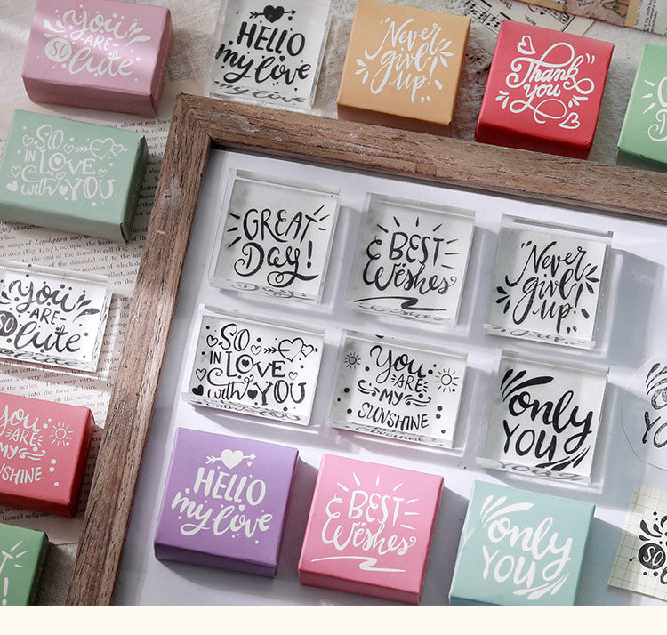 1Good Blessing Greeting Clear Acrylic Rubber Stamp