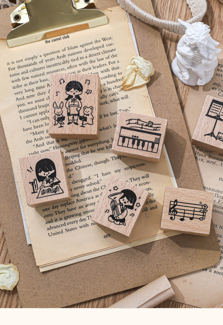 1The Sound of Music Series Rubber Stamp