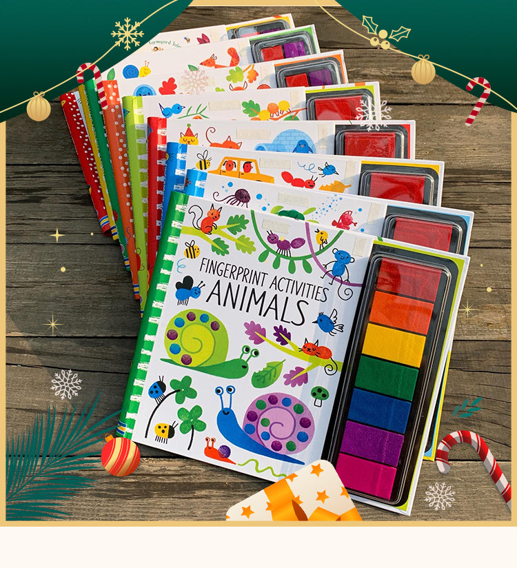 Cute Fingerprint Activities DIY Painting Book