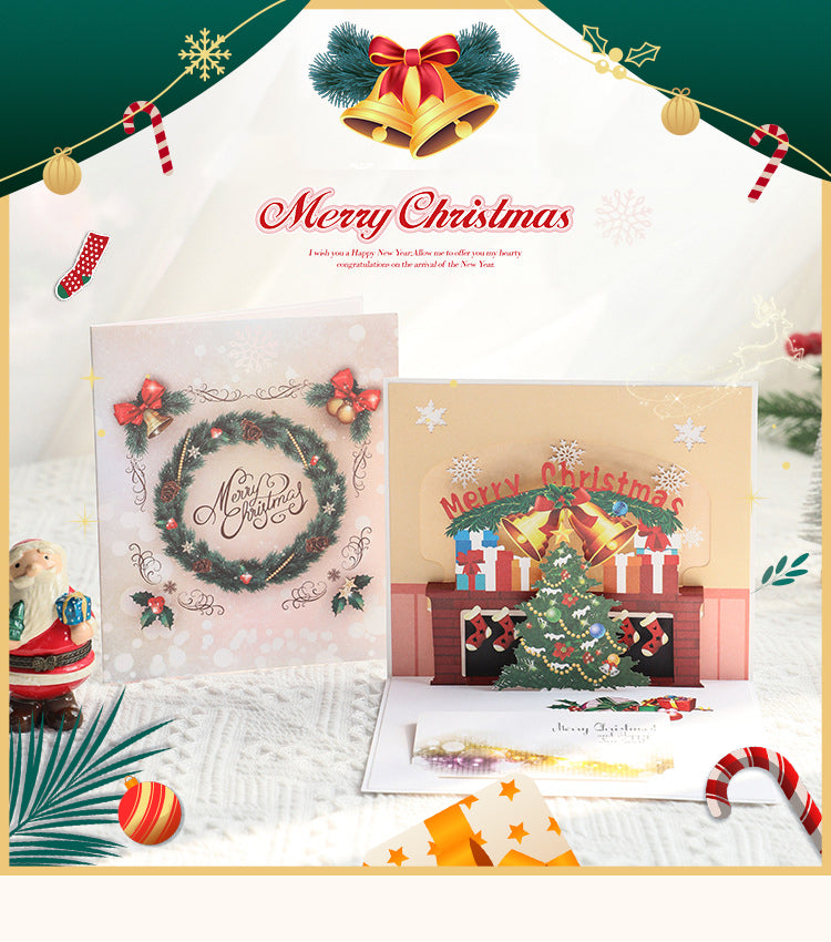 Cute 3D Christmas Tree Greeting Card