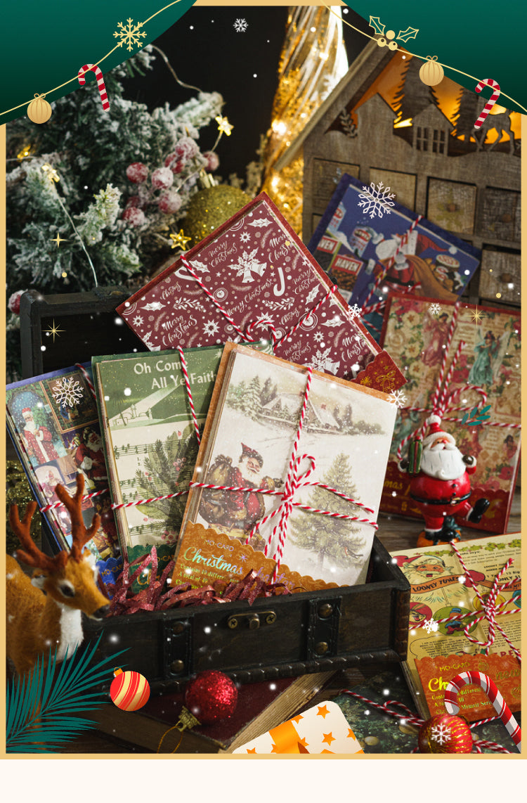 Christmas Memory Vintage Kraft Scrapbook Paper