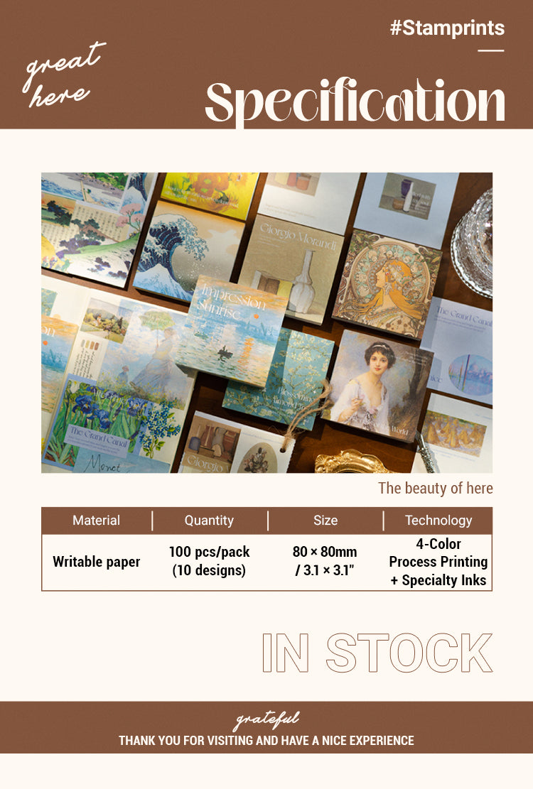 2An Art Museum Artistic Vintage Scrapbook Paper Pad