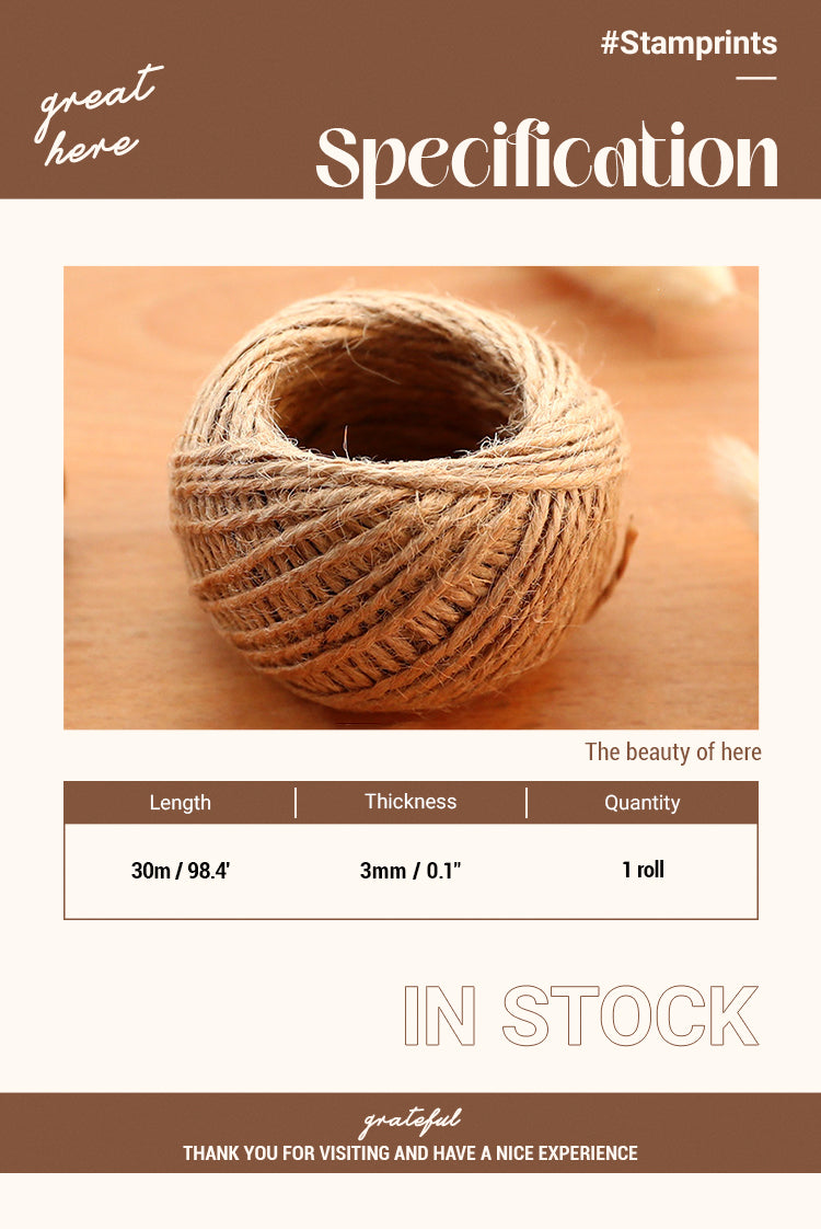 2DIY Decorative Hemp Twine String