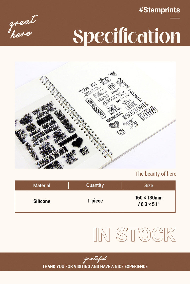 2Plant Scenery Silicone Clear Rubber Stamps