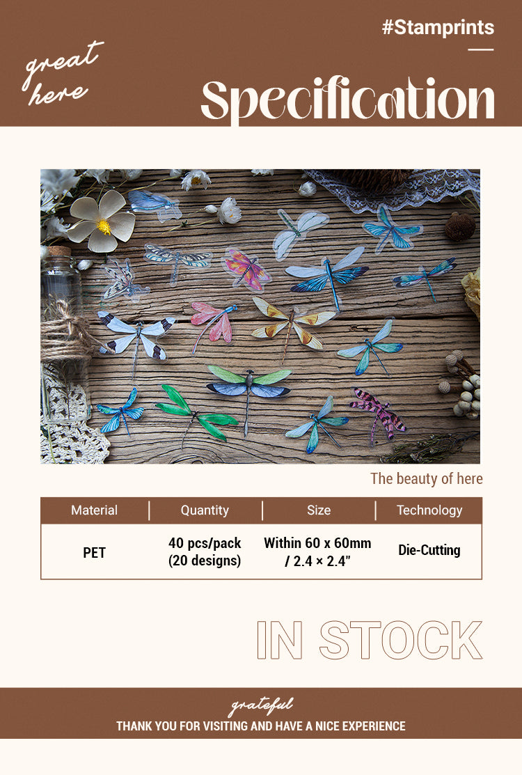 2Specification of Butterfly Wings Specimen PET Sticker Pack