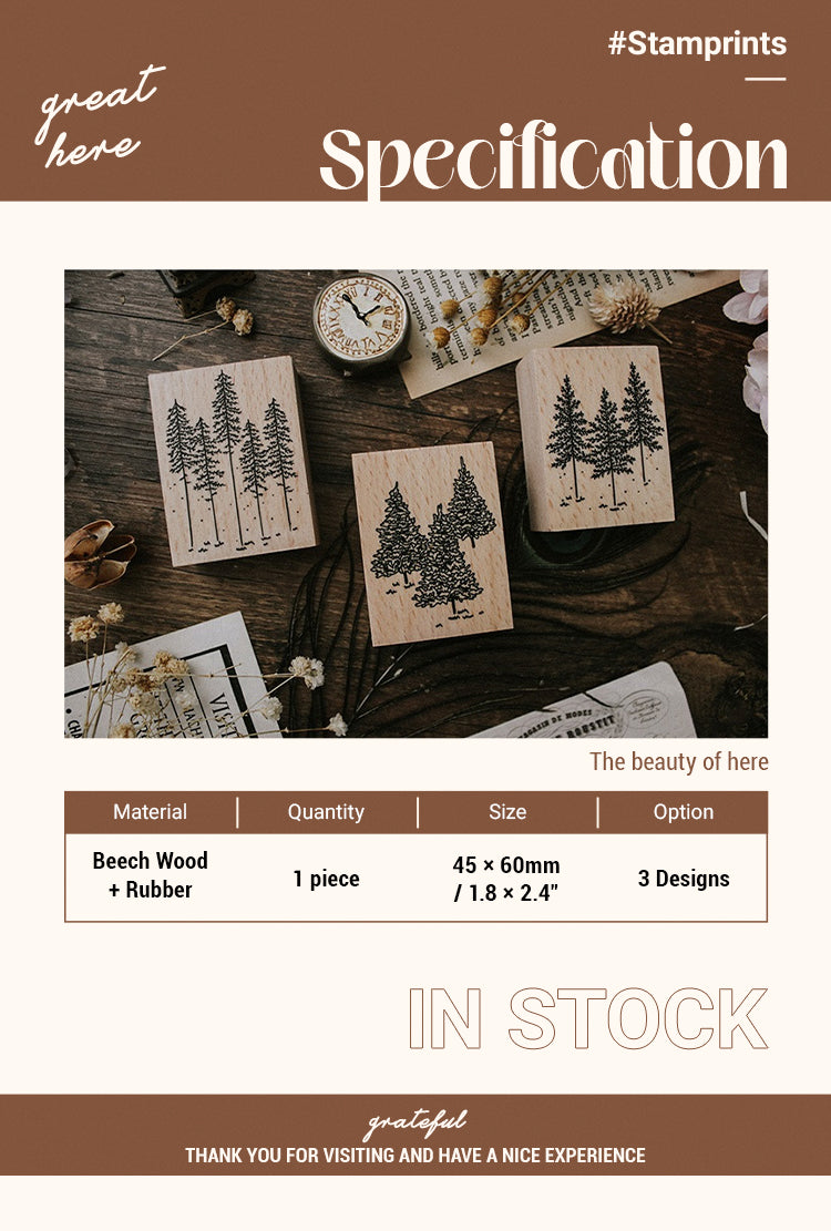 2Specification of Grove Rubber Stamp