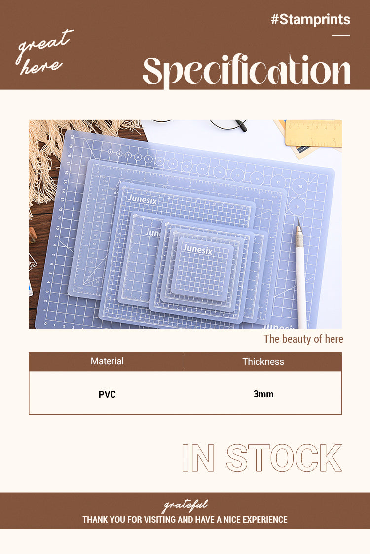 2Specification of Simple Double-Sided Cutting Mat