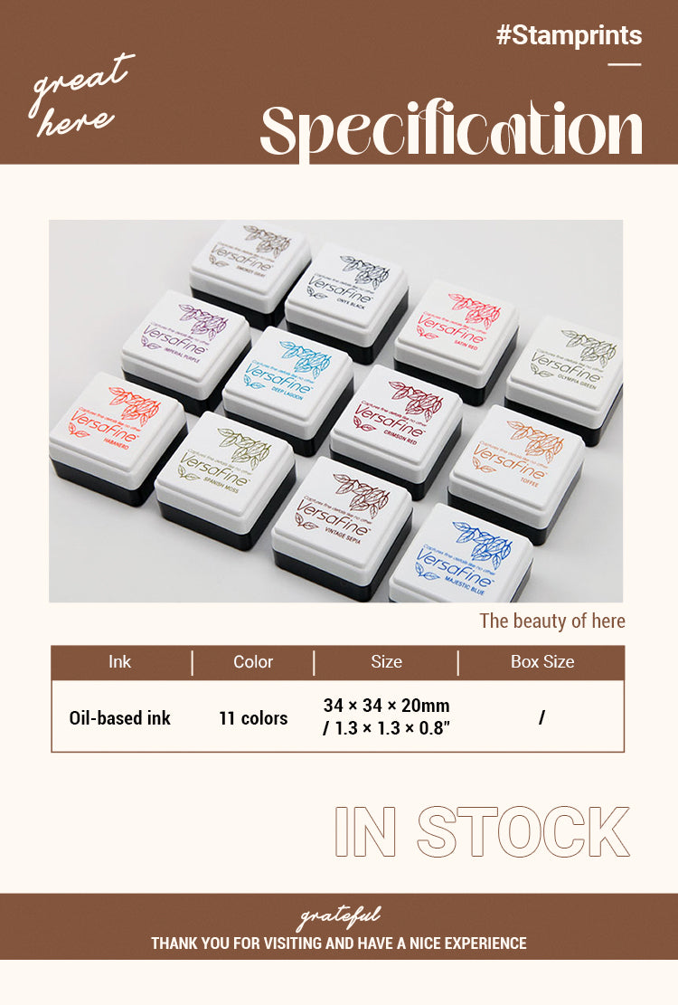 2VFS High Detail Rubber Stamp Inking Stamp Pad