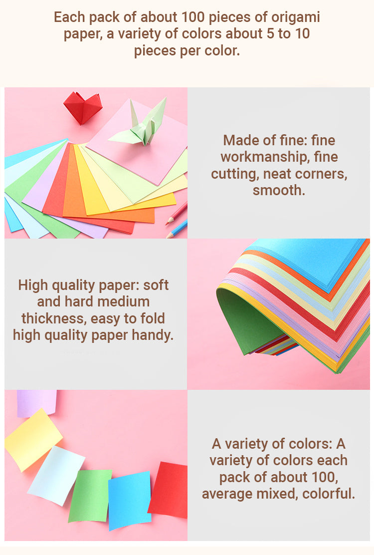 3A4 Hard Cardboard Colored Paper Origami Craft Paper2