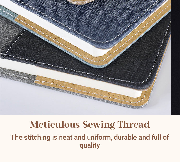 3Characteristics of Business Cotton & Linen Cover A5 Notebook3
