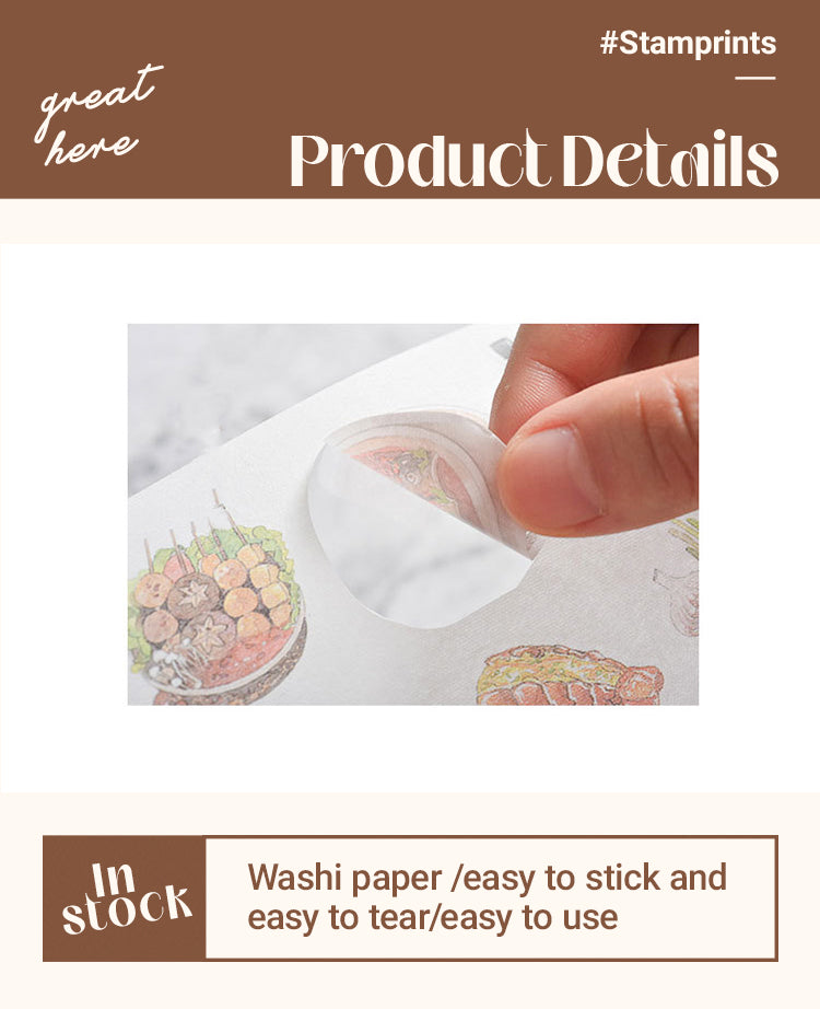 3Characteristics of Creative Character Plant Washi Sticker1