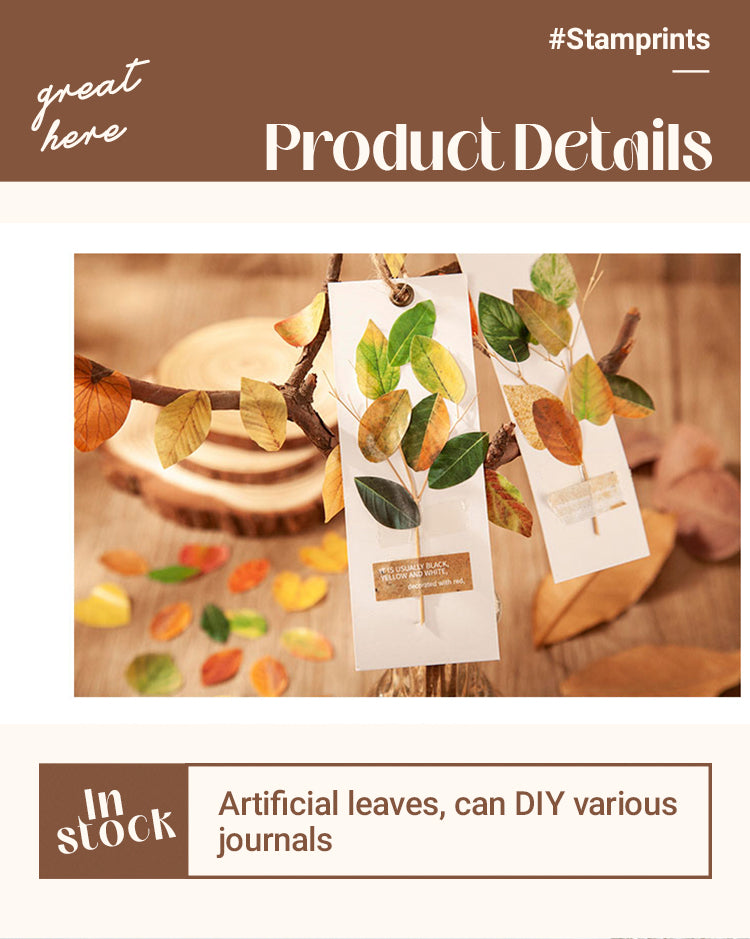 3Characteristics of Creative Fallen Leaves Decorative Washi Tape Sticker