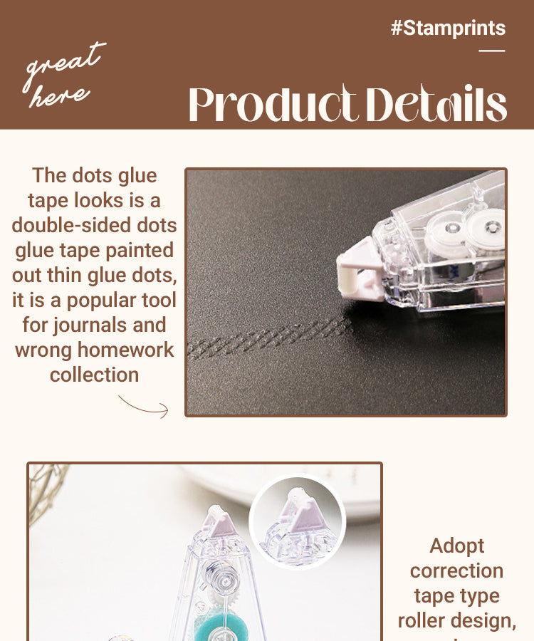 3Characteristics of Double-Sided Adhesive Dots Glue Tape1